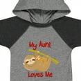 thumbnail image 4 of Inktastic My Aunt Loves Me Sloth Boys or Girls Baby Bodysuit, 4 of 5