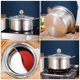 thumbnail image 4 of Pot caliente dividida de 16 cm Cocina Hot Pot caliente Pot caliente Pot de stock de olla multipropósito, 4 of 5