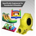 thumbnail image 2 of Zoom Blowers Portable Inflatable Bounce House Blower Energy Efficient Compact Portable Air Pump for Inflatables Home Use Blower for Bounce Houses Water Slides and Obstacle Course Toys for Kids, 2 of 5