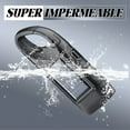 thumbnail image 2 of HIBIBUD 2-Pack Solar Hand Crank Flashlight, Black, Emergency and Camping Light, 2 of 7