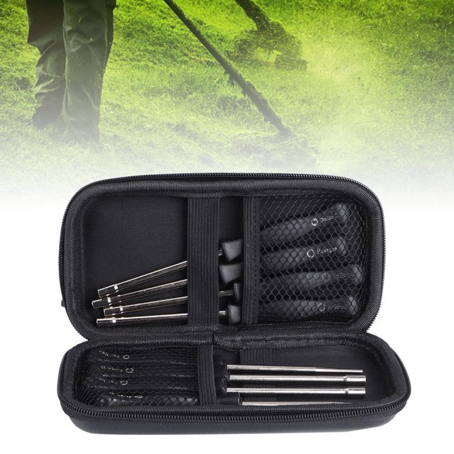 FLAMEEN 8Pcs/Set Aluminium Alloy Carburetor Screwdriver Kit Carburetor Adjust Tool With Storage Case,Carburetor Screwdriver,Screwdriver