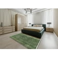 thumbnail image 5 of Ahgly Company Machine Washable Indoor Rectangle Industrial Modern Green Area Rugs, 7' x 10', 5 of 7