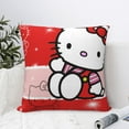 thumbnail image 6 of Hello Kitty Pillow Cover, Square Throw Pillow Cases For Couch Sofa Bed Living Room,Home Decorative, 18"X18", 6 of 9
