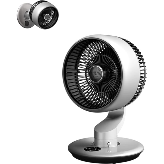 Upgraded Rechargeable Desk Fan with Strong Suction Cup Base, 4000mAh USB Small Personal Fan, Wall Mountable, Quiet Operation Long Battery Life for Home Office Bedroom Kitchen