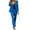 Blue, variant on Puntoco Womens Business Suit Clearance,Women'S Long Sleeve Solid Suit Pants Elegant Business Suit Sets Red 10(XL)