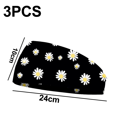 thumbnail image 2 of Bandeaux Larges Turban Extensible Bandeau Torsadé Imprimé Floral Coton Bandeaux Noués Mode, 2 of 5