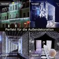 thumbnail image 5 of Cortina de luz LED 300 Cortina de luz LED con control remoto y temporizador 8 modos Cortina de luz de cadena compatible con fiesta de Navidad en interiores al aire libre Afortunado Sencillez, 5 of 5