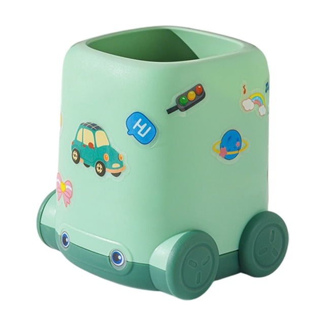 Fesfesfes Vehicle-Design Desktop Organizer,High-Capacity Brush Holders with Non-Tip Base,Interesting Stationery Storage for Study Spaces