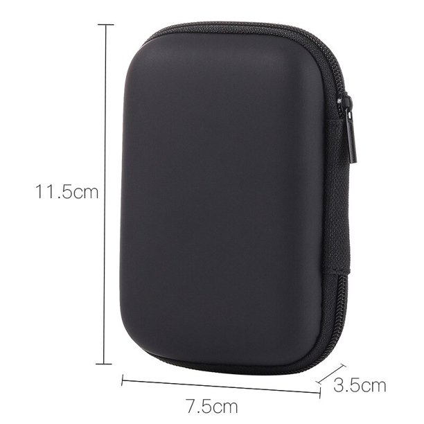 Bolsa de almacenamiento de viaje para artículos diversos, estuche de carga para paquete de auriculares, bolsa con cremallera, organizador de cables de viaje portátil, almacenamiento de electrónica