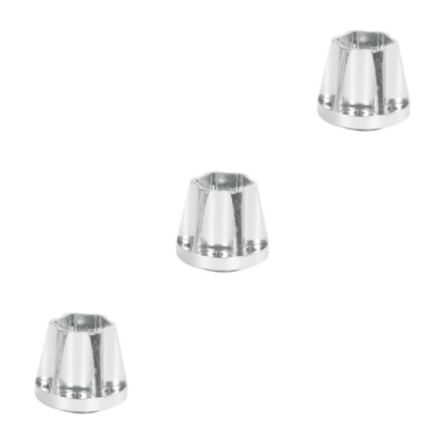maskred 4PCS Wheel Hubs for RC 1 10 Crawler 9 2 Wheel Rims High-Performance Upgrade Silver 22mm 3Set