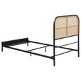 thumbnail image 6 of Amherst Radio Weave Rattan Metal Full Bed Black, 6 of 10