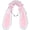 Pink white, variant on Jiibva Japanese Bowknot Plush Bunny Hair Hoop Ribbon Lace Lolita Rabbit Ears Headband Furry Cute Cosplay Hair Bands Head Accessories