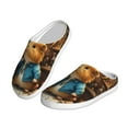 thumbnail image 2 of Kdxio Scientist Guinea Pig Women's Men's Slippers Plush Slip-On House Slipper for Winter Indoor Soft Cushion Non-slip Fluffy Slides Slippers-8, 2 of 7