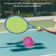thumbnail image 3 of Random Color Kids Tennis Rackets Balls Set Lightweight Badminton Racket Toy for Beach Garden Backyard, 3 of 5
