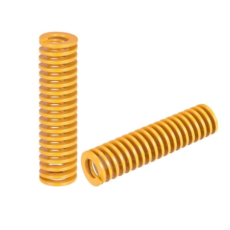 

Die Spring 18mm OD 75mm Long 2 Pack Stamping Light Load Compression Yellow