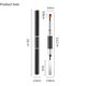 thumbnail image 4 of Bolígrafo de pegamento de doble cabezal y doble propósito para decoración de uñas, bolígrafo de pegamento de extensión rápida, bolígrafo de acero con empuje para fototerapia, bolígrafo de, 4 of 5