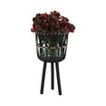thumbnail image 4 of Modern Black Bamboo Planters - Versatile Set in Small, Medium, and Large Sizes.  These stylish planters combine contemporary design with eco-friendly bamboo material, 4 of 7