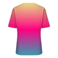 thumbnail image 5 of My Orders Lightweight Tops & Blouses Shirts for Women Trendy Summer Women Workout Tops Fitted Tops for Women Over 50 for Summer Off The Shoulders Summer Button Boho Top, 5 of 5