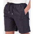 thumbnail image 4 of Real Essentials 3-Pack: Boy's Swim Board Shorts Trunks with Drawstring Beach UPF Swimwear Surf Swimming Short for Boys, 4 of 6