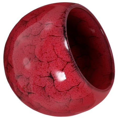 

Ceramic Teacup for Home Use Espresso Shot Glass Coffee Tumbler Container Single Red Ceramics