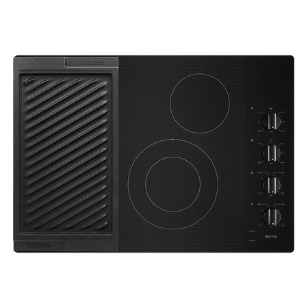Maytag - 30" Electric Cooktop - Black