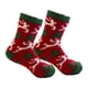 thumbnail image 1 of Calcetines navideños peludos divertidos para mujer, con bolas de acrílico y forro polar coral., 1 of 9