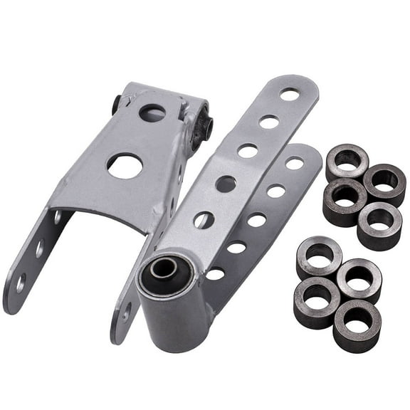 Maxpeedingrods Rear -3" in Drop Lowering Shackles for GMC Sierra 1500 SLE Crew Cab Pickup 2007