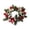 Multicolor, variant on Fievgin 9.8" Christmas Candle Ring Artificial Pine Wreath with Deep Red Roses for Holiday Table Centerpiece, Elegant Winter Home Decor
