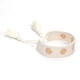 thumbnail image 5 of Minnieouse Brazalete de glamour personalizado de poliéster, de moda elegante para mujer, de idea de regalo para hombres Ropa, zapatos y accesorios Miscelánea Blanco, 5 of 6