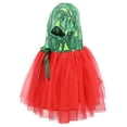thumbnail image 3 of Girls Holiday Christmas Trees Tutu Dress Outfit Clothes (2Y, Green), 3 of 5