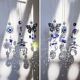 thumbnail image 5 of 3 atrapasueños de mal de ojo con bolas de prisma de cristal para colgar en la ventana, decoración de atrapasueños, ojos azules, atrapasueños, adorno colgante de arcoíris, 5 of 5