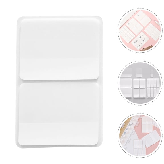 VERDANVERSE 3Pack Clear Bible Tabs Matte Finish Sticky Index for Readers
