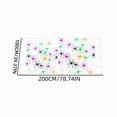 thumbnail image 3 of Cififendec Halloween Cotton Spider Web, 78.74"×39.37", Stretchable Cobweb with Multicolor Spiders for Porch Facade Draping, Yard Scene Layering, Pub Interior Styling, 3 of 5