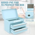 thumbnail image 3 of Caja de herramientas WORKPRO Mini de metal con 2 cajones y almacenamiento en la parte superior, 3 of 8