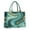 Teal Marble Gold, variant on Large Capacity Tote Bag,Black Marble Gold Wave Pattern Handbag Fashion Luxury Tote Bag,15.7"x13"x 5.1" Inches,Laptop Compatible