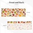 thumbnail image 2 of Fall Short Curtains for Windows Autumn Leaves Valance Curtain for Bedroom 54"x18",Maple Leaf Farmhouse Window Curtains Rod Pocket Valances for Kitchen Decoration, 2 of 7
