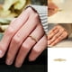 thumbnail image 2 of Anillo Nudo de Oro y Plata Anillo para Mujer Anillo Sentimiento Ligero Joyería de Moda, 2 of 7
