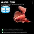 thumbnail image 4 of MasteelfCA 2Pcs Betta Small Fish Tanks Home Mini Fish Tanks Ecological Ornamental Fish Tanks, 4 of 8