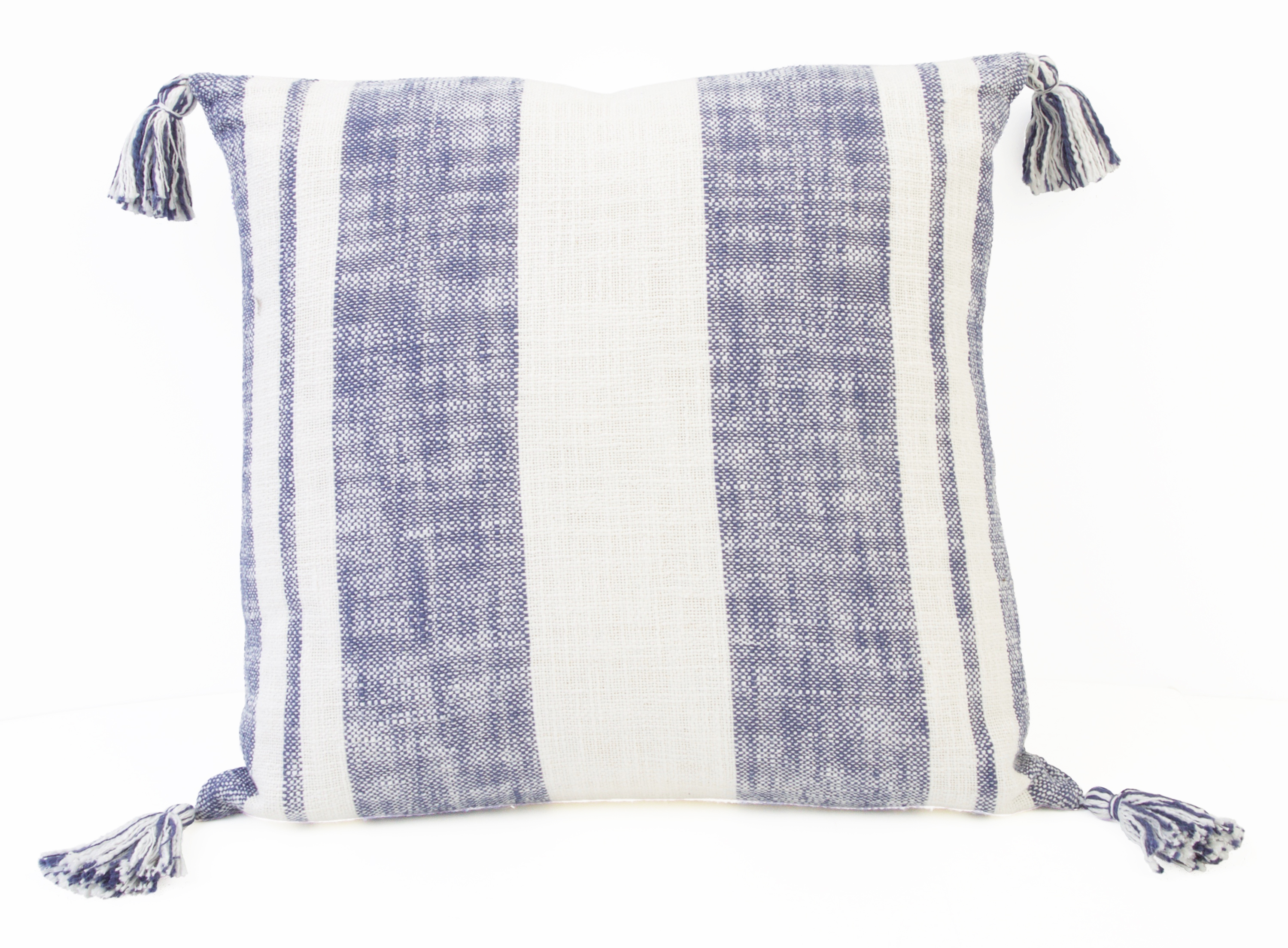 20x20 Lucy Cotton Corner Tassel Pillow