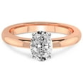 thumbnail image 5 of IGI Certified 5 Carat Oval Shape Lab Grown Diamond Engagement Ring | 14K Rose Gold |Quinn Solitaire Diamond Ring | FG-VS Quality Friendly Diamonds, 5 of 7