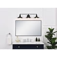 thumbnail image 3 of Living District Etude 3-Light Mid-Century Metal Wall Sconce in Black, 3 of 12