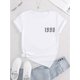 thumbnail image 2 of Camiseta De Mujer De Verano Ligera Básica Para Mochilero, Camping, CaminarWomen's Casual Sporty T-Shirt with Geometric Print - Comfy Crew Neck Short Sleeve Top, Perfect for Summer & HolidaysFather's, 2 of 6