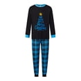 thumbnail image 5 of RUINIXCW Family Christmas Pajamas Matching Sets Xmas PJS Holiday Jammies for Whole Family Letters Long Sleeve Tops and Plaid Pants Family Christmas Outfits Sleepwear, 5 of 10