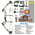 thumbnail image 2 of JUNXING Battleship Compound Bow and Arrows Hunting Bow 30-55 lbs, 2 of 11