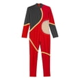 thumbnail image 5 of Traje de leotardo de Ballet para niños y niñas, gimnasia, patinaje artístico, monos sin mangas con diamantes de imitación brillantes, mono largo completo de manga larga, 5 of 5