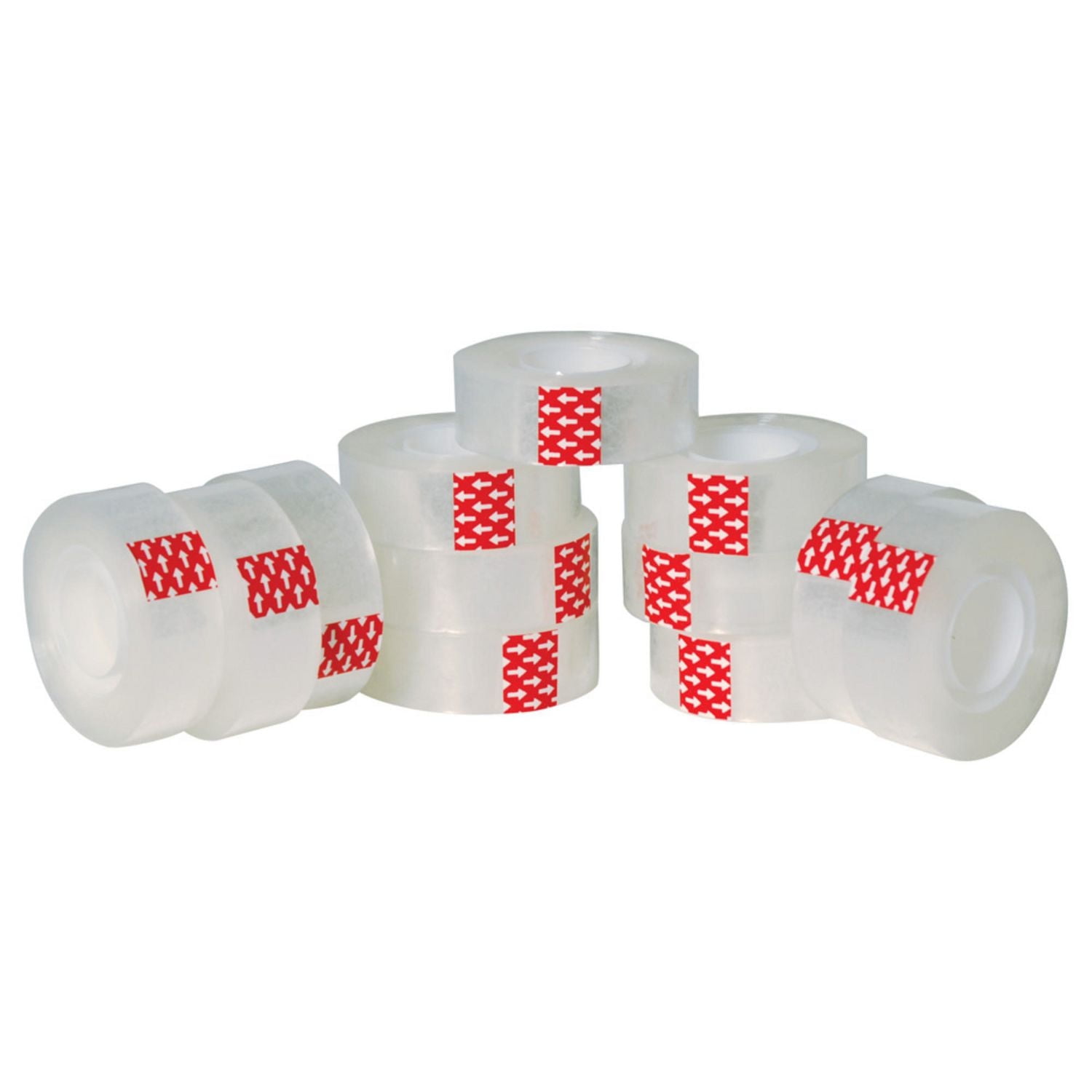 Seal-It Transparent Stationery Tape Refill Rolls 3/4 x 1296 Inches, Value Pack of 12, 15,552 Inches Total