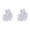 White*2, variant on BinKFF Bunny Candy Jar Decorations - Plastic Candy Jars with Bunny-Shaped Lids - Reusable Empty Storage for Basket Stuffers Candy Fillers, Easter Table Centerpiece Decorations