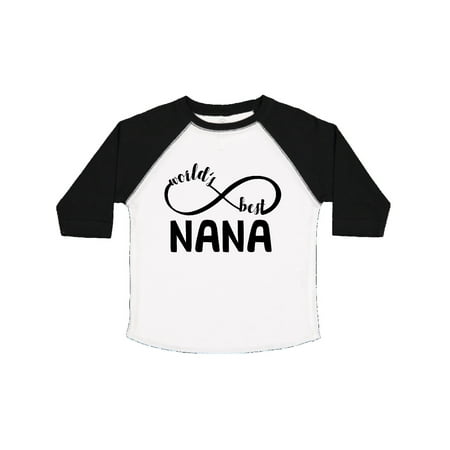 

Inktastic Gift for Nana Infinity World s Best Gift Toddler Toddler Girl T-Shirt