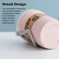 thumbnail image 5 of Wheat Straw Coffee Cups, Portable Microwaveable Breakfast Cup, Reusable Healthy Drinking Mugs with Spoon for School Office Outdoor Travel Student (300ml), 5 of 7
