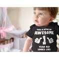 thumbnail image 4 of Tstars - Baby Boy I'm 1 Bodysuit One Year Old Birthday Gift Cute Baby Bodysuit 12M (6-12M) Pink, 4 of 6